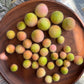 Gradient Dyed Multicolor Handmade Solid Pure Wool Felt Balls