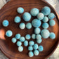 Gradient Dyed Multicolor Handmade Solid Pure Wool Felt Balls