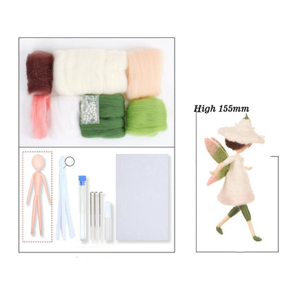 Snow Angel Needle Felting Kit