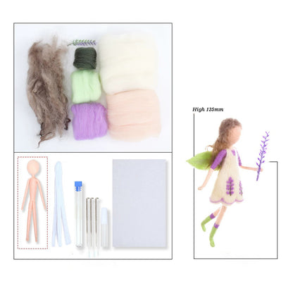 Lavender Fairy Needle Felting Kit