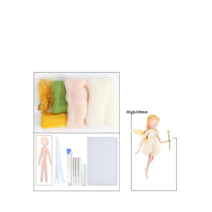 Snow Fairy Doll Needle Felting Kit
