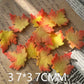Hand-Cut Maple Leaf Felt Pieces