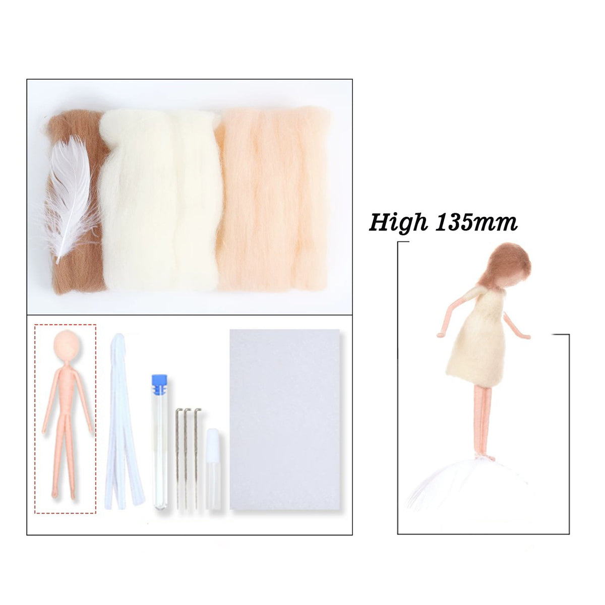 Moonlight Angel Girl Felting Kit