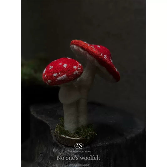 Woodland Mushroom Needle Felting Kit