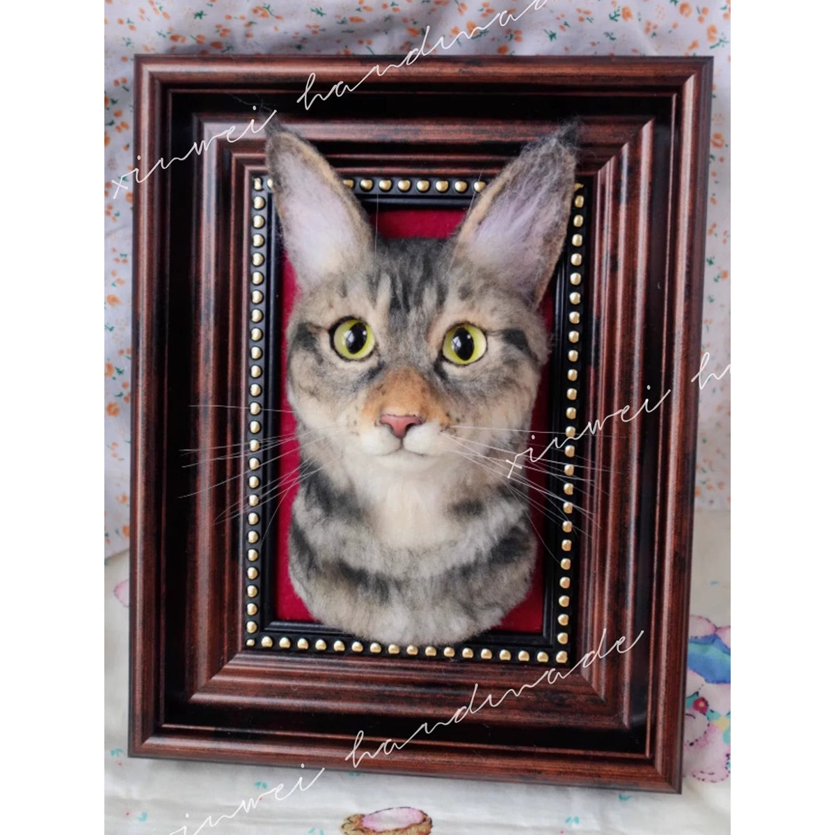 Custom Needle Felt Pet Frame