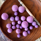 1 cm Colored Solid Wool Felt Balls