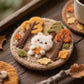 Cute Autumn Coaster Felting Kit