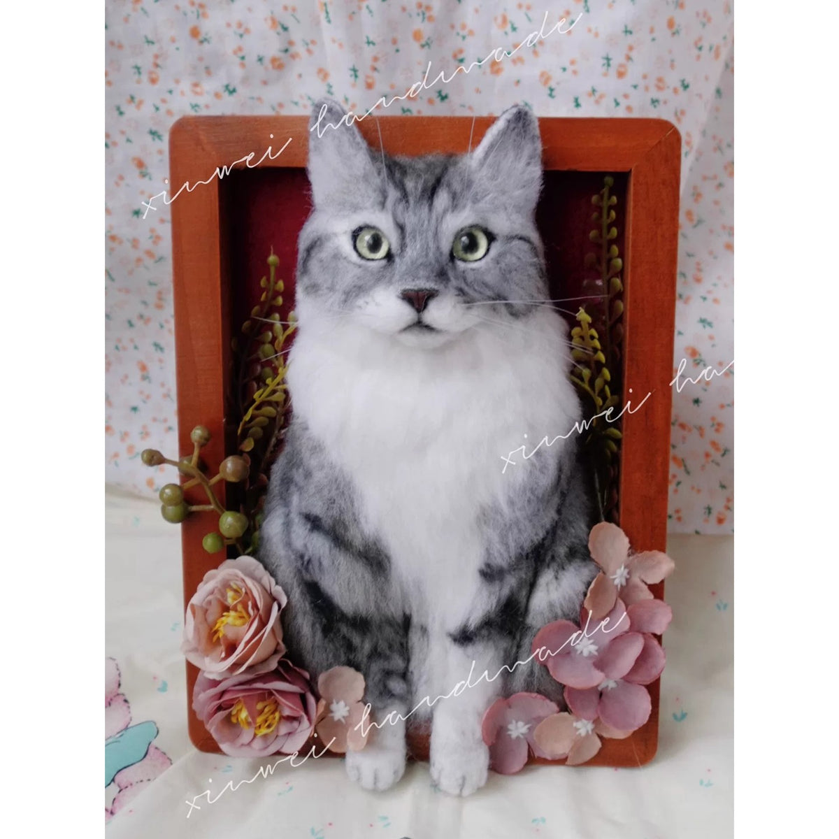 Custom Needle Felt Pet Frame
