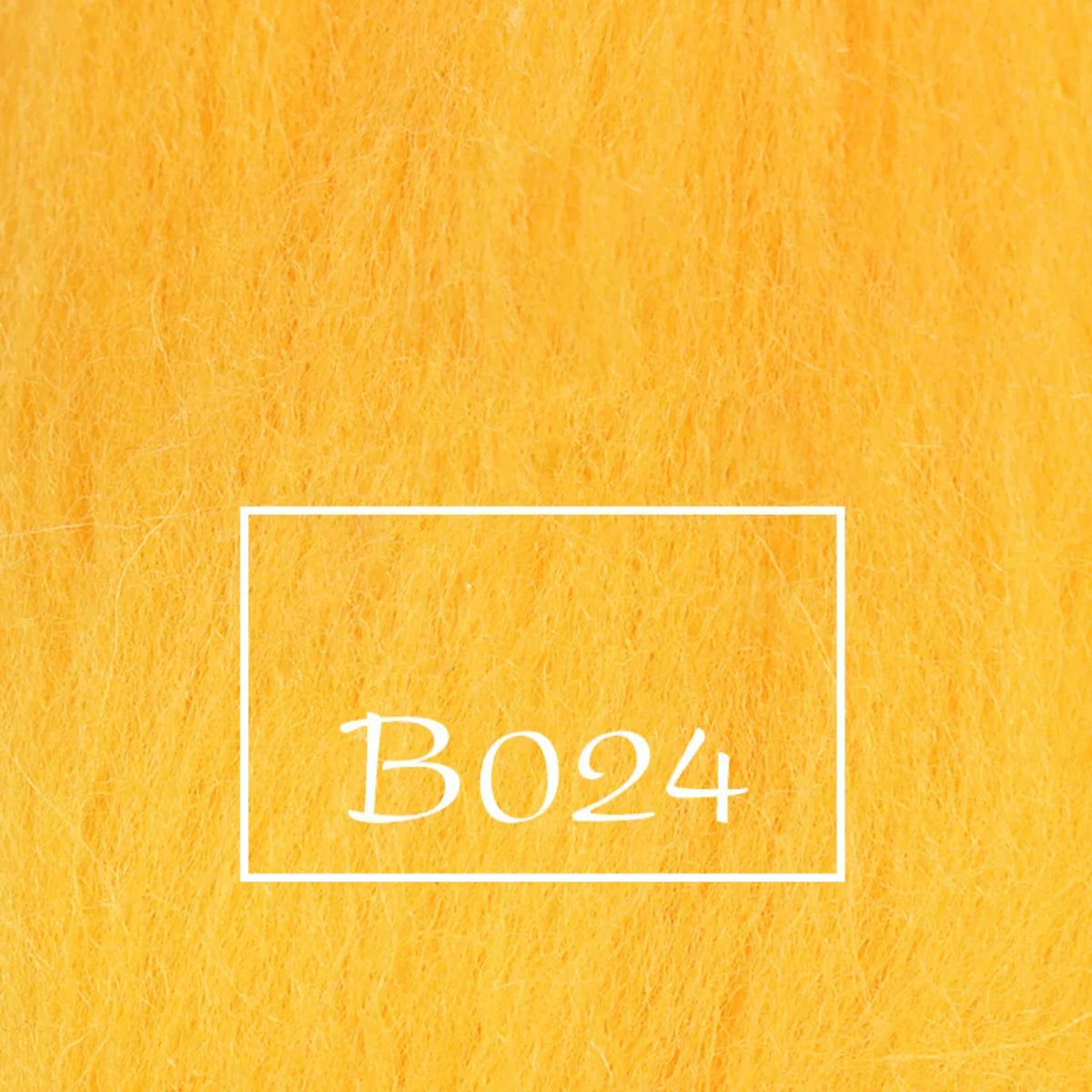 Yellow Orange Wool Roving for Felting