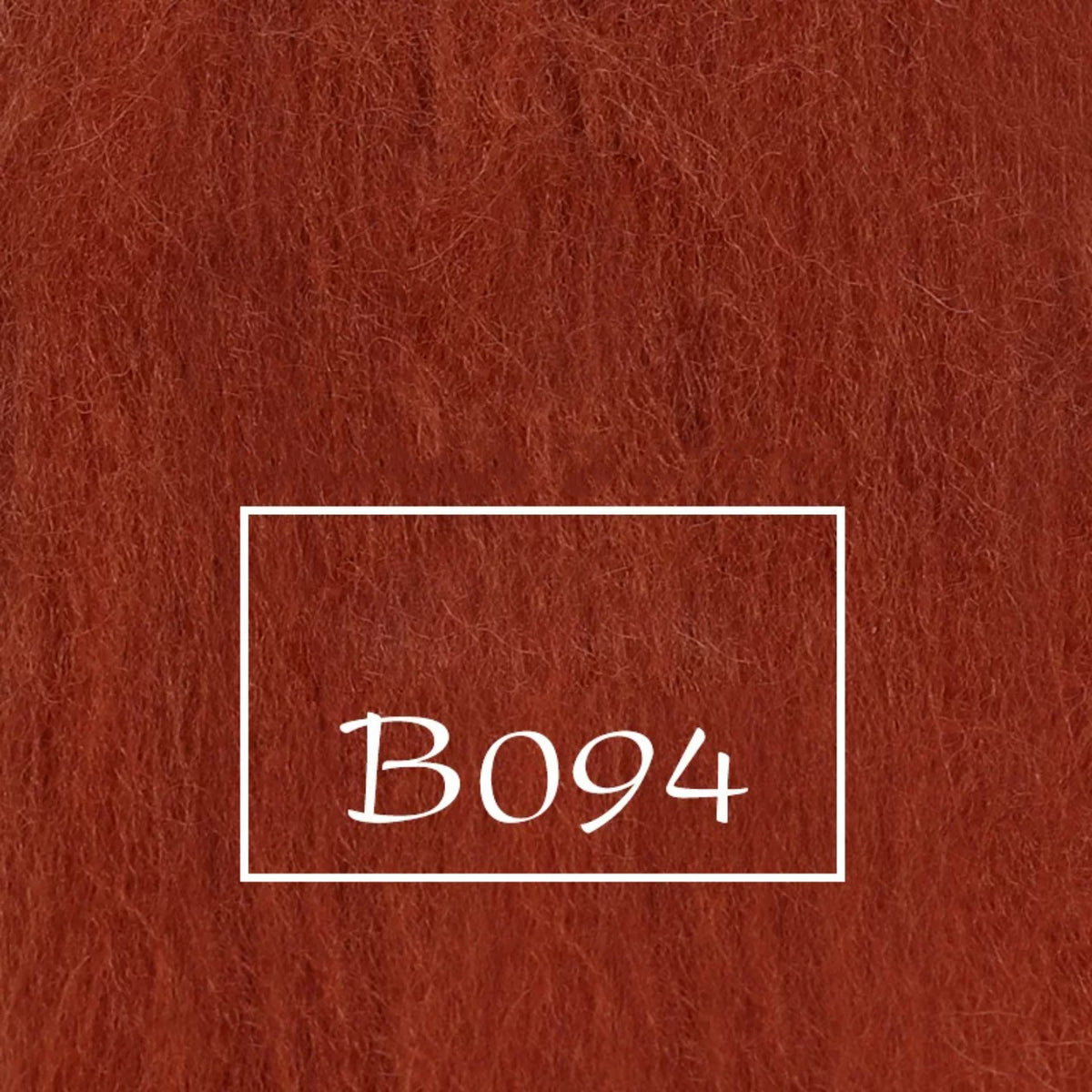 Red Brown Wool Roving for Felting