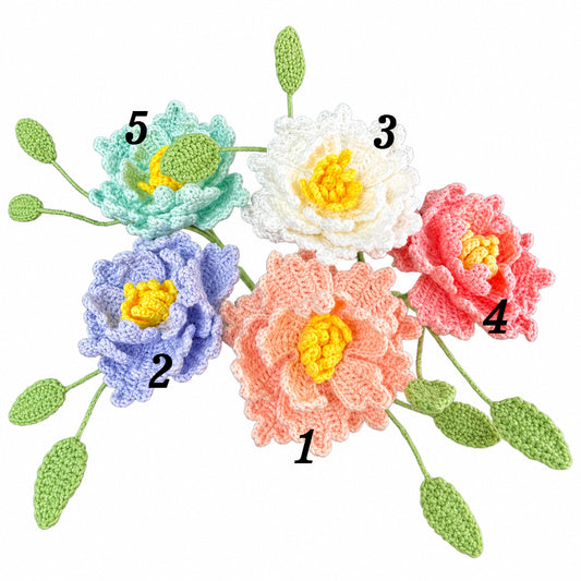 Handmade Crochet Designer Rose