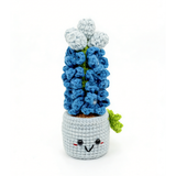 Handmade Crochet Hyacinth Plant - Kawaii Amigurumi Potted Flower Decor