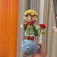 The Little Prince and His Rose DIY Knitting Kit,Yarn, Crochet, Cute Doll - Handmade Gift