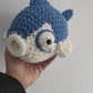 Cute handmade salted fish stick crochet kit, DIY crocheting gift, yarn hand-knitting.